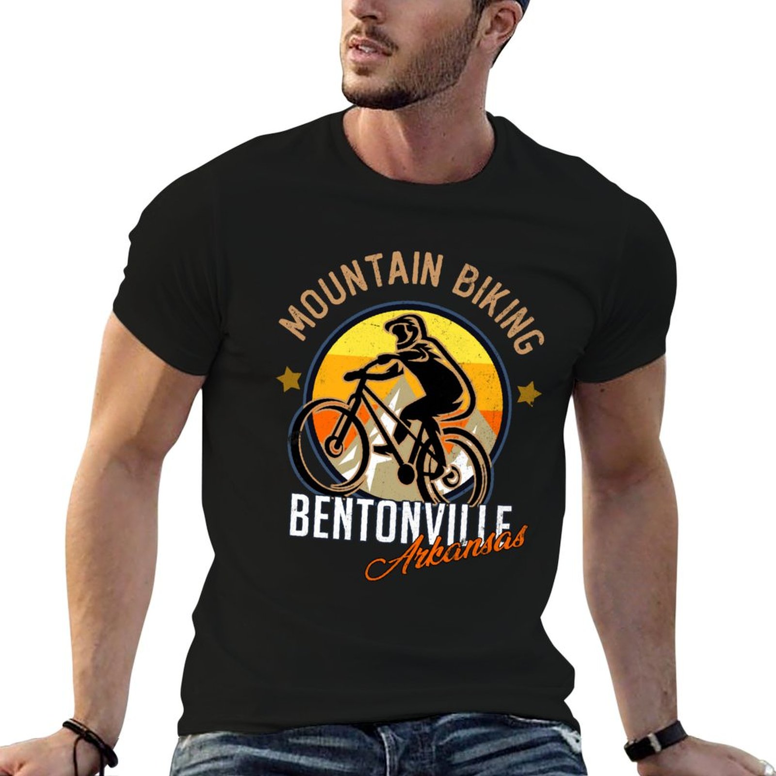 Mountain Biking Bentonville - Camiseta de ciclismo de montaña de