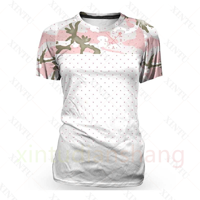 Mountain Biking Shirts - Camiseta técnica de Motocross para mujer,