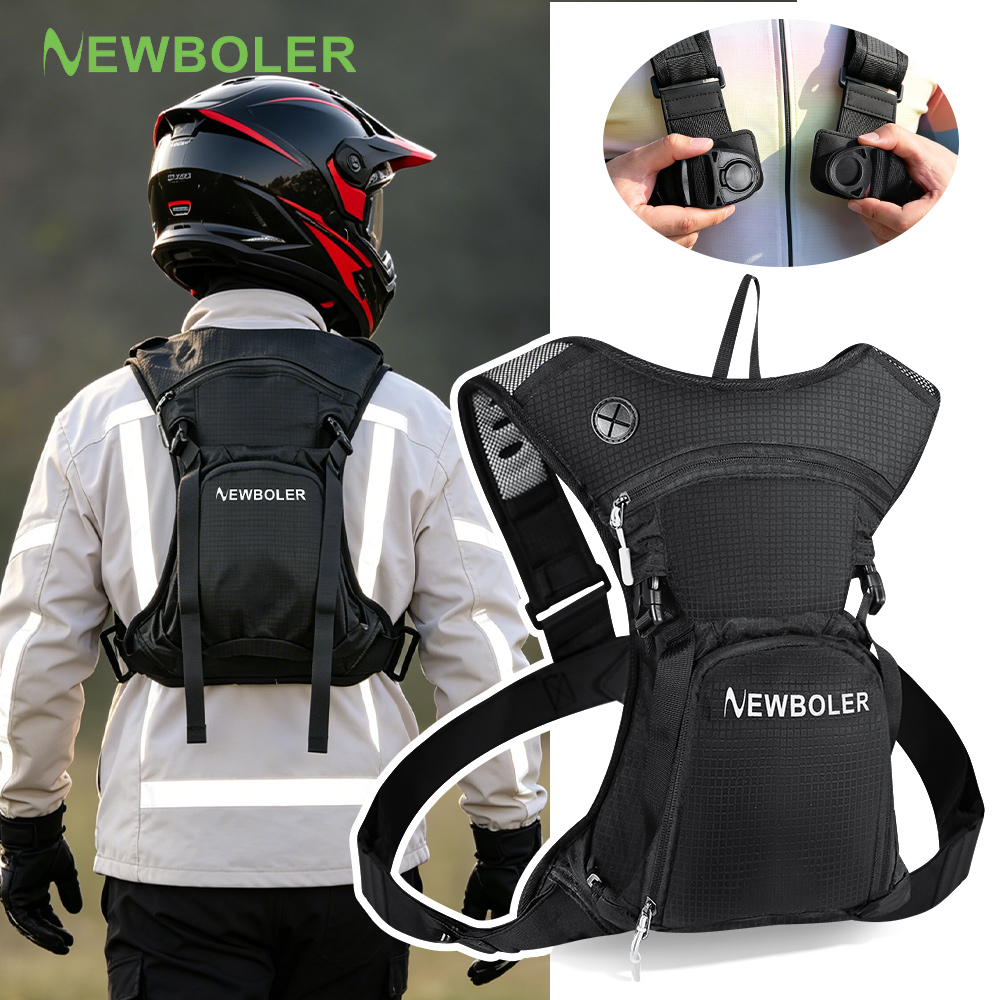 Mountain Biking Rucksack - NEWBOLER Mochila de Hidratación para Motociclismo