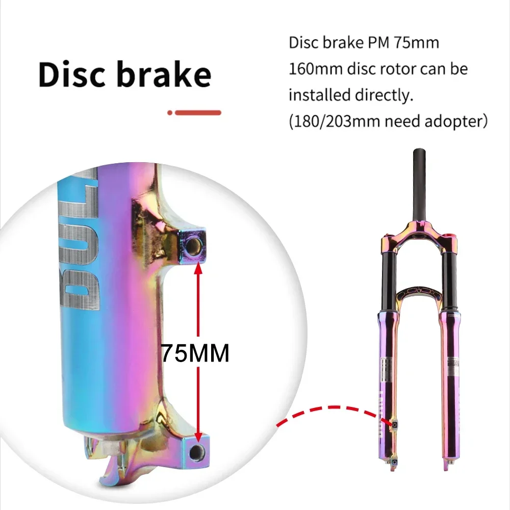 Mtb Fork Air - Rainbow 27,5/ 29er suspensión aire pulgadas