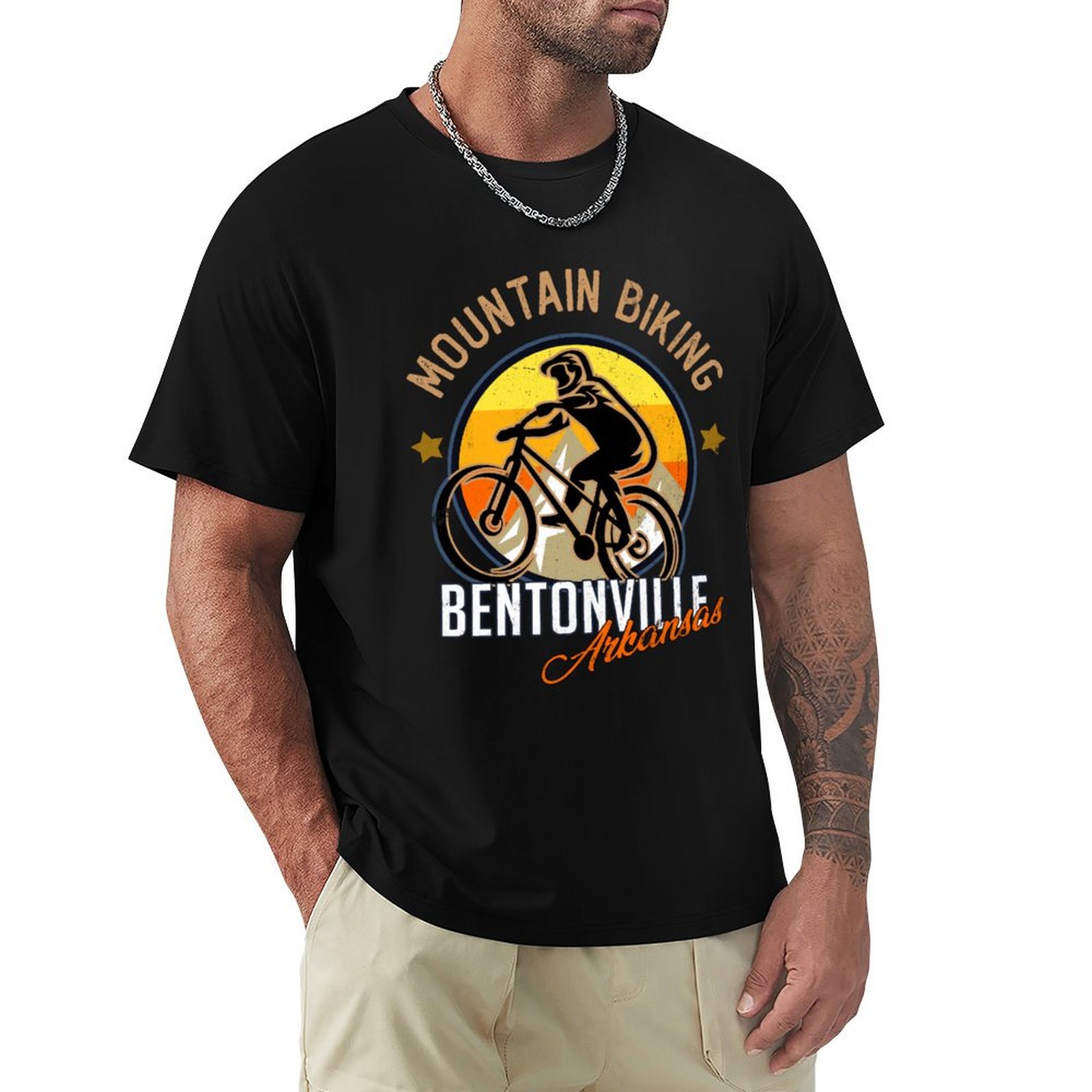 Mountain Biking Bentonville - Camiseta de ciclismo de montaña de