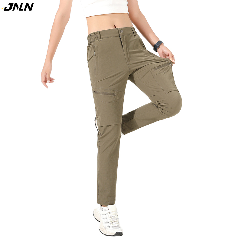 Mountain Biking Pants Women - Pantalones de senderismo JNLN para mujer,
