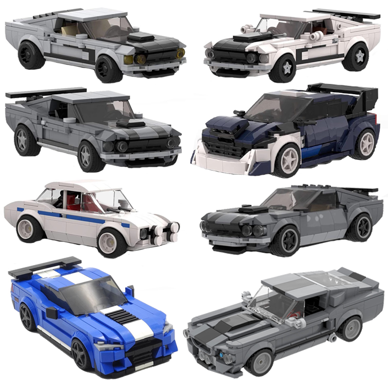 Victor Racket Jetspeed - MOC-coche técnico Forded GT Raptor Mustang