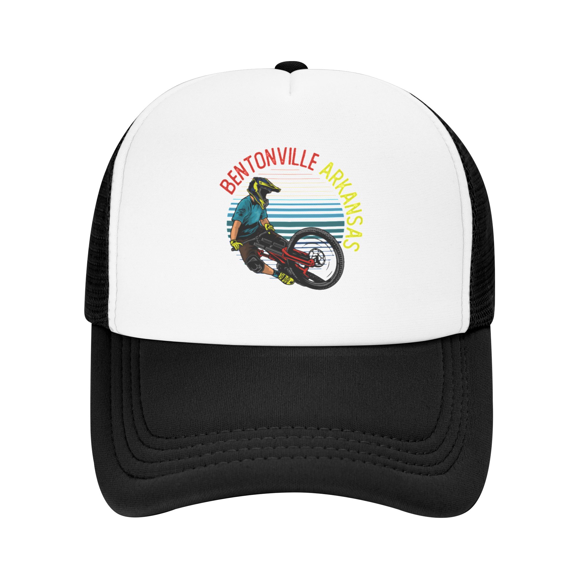 Mountain Biking Bentonville - Gorra de béisbol de malla estilo
