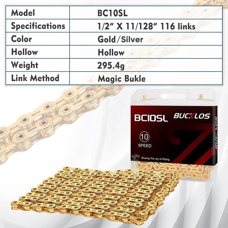 BUCKLOS-cadena para bicicleta  - Mountain Biking Bc reseña y precio