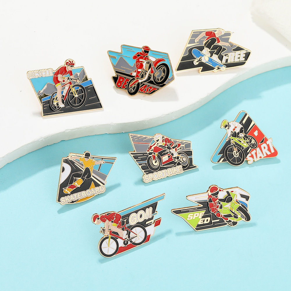 Pin de Solapa de Ciclista de C - Mountain Biking Competition reseña y precio
