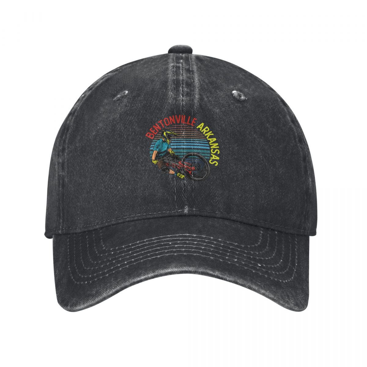 Gorra de béisbol Vintage Retro - Mountain Biking Bentonville reseña y precio