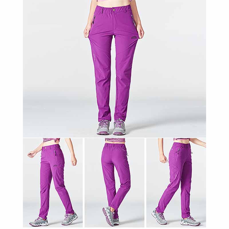 Pantalones de senderismo elást - Mountain Biking Pants Women reseña y precio
