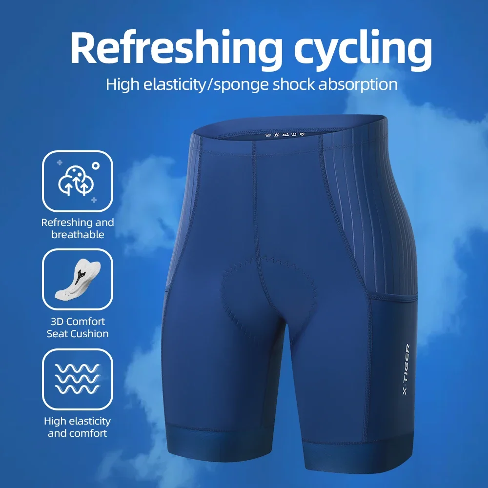 X-TIGER Pantalones cortos de c - Mountain Biking Pants Women reseña y precio