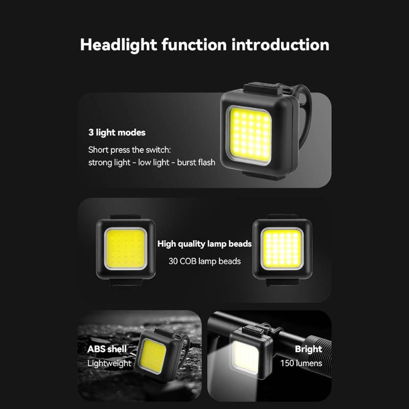 2 uds Mini luz para bicicleta  - Mountain Biking Rucksack reseña y precio