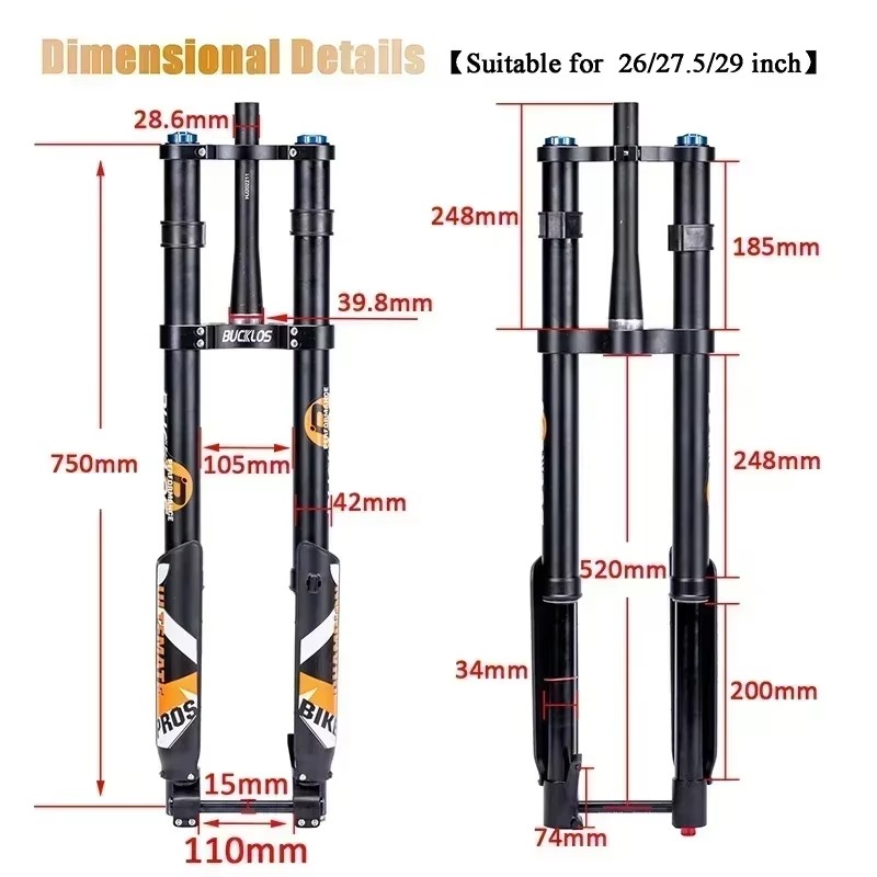 Horquilla de suspensión neumát - Mtb Fork Air reseña y precio