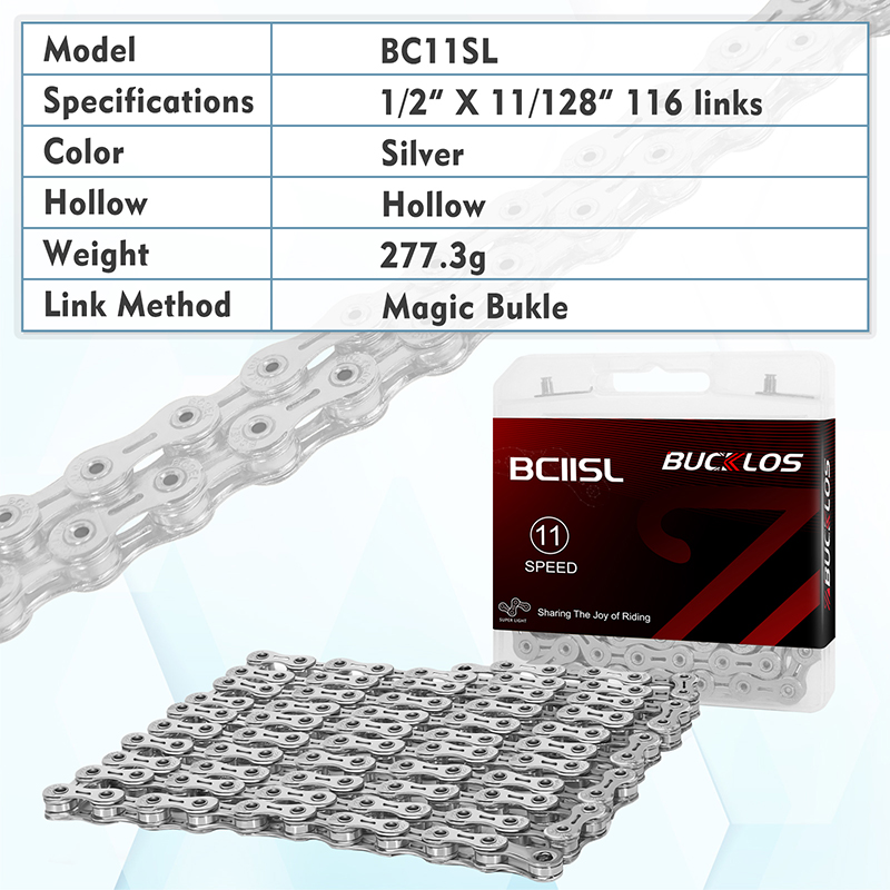 BUCKLOS-cadena ultraligera par - Mountain Biking Bc reseña y precio