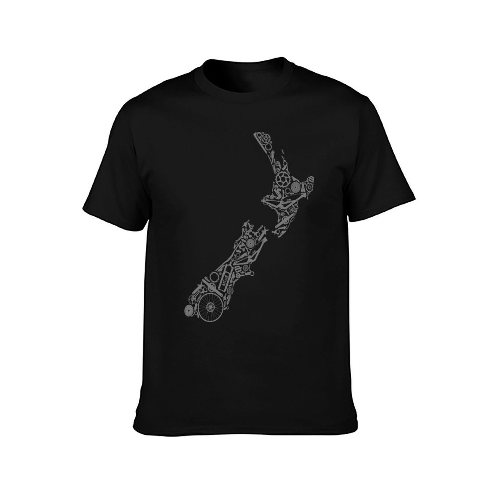 NUEVA ZELANDIA - Camiseta gris - Mountain Biking New Zealand reseña y precio