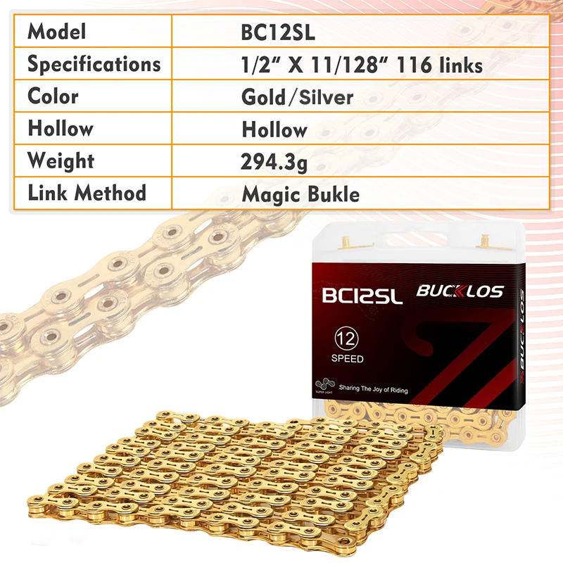 BUCKLOS-Cadena de bicicleta de - Mountain Biking Bc reseña y precio