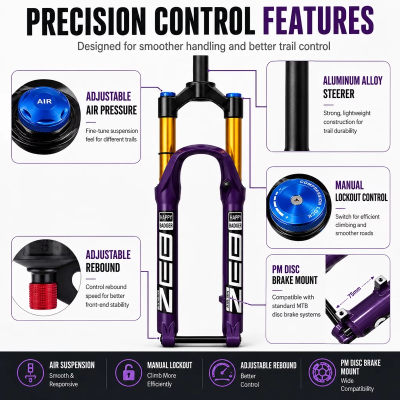 Horquilla de Suspensión Neumát - Mtb Fork Air reseña y precio
